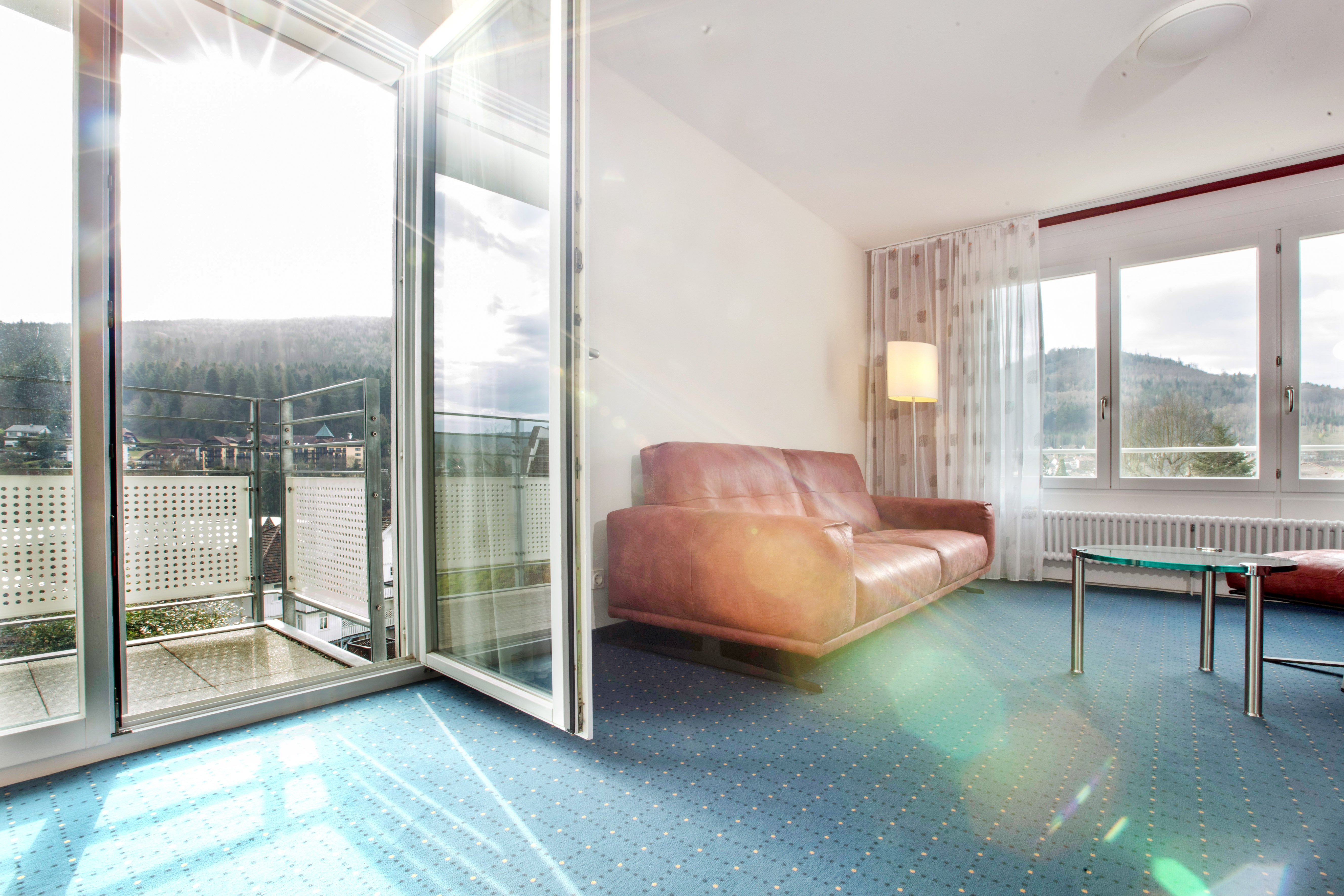 Wohnraum der Appartements im Schwarzwald Panorama