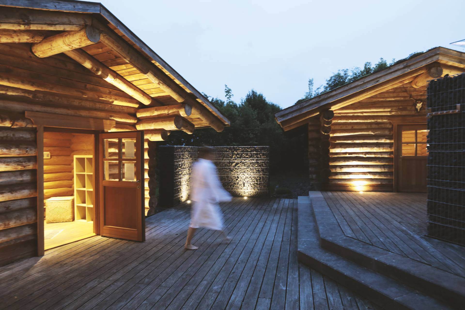 Outdoor spa Biohotel Sturm